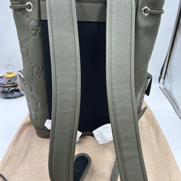 Gucci GG embossed leather LARGE backpack made in Italy NWT - Picture 5 of 14